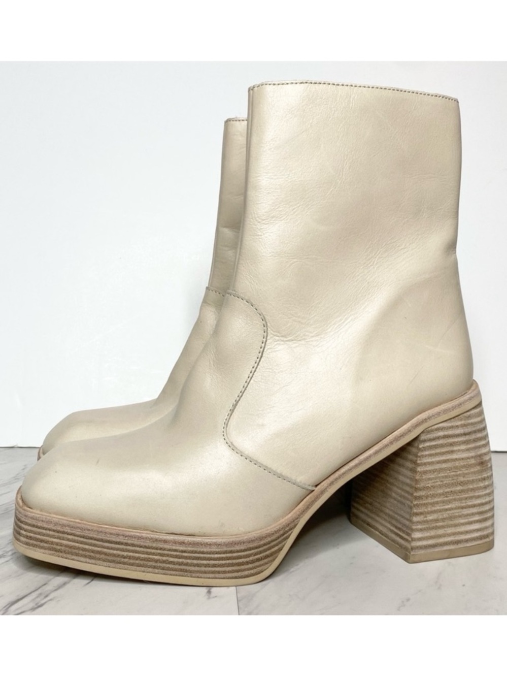 Free People Ruby Leather Platform Boot 41